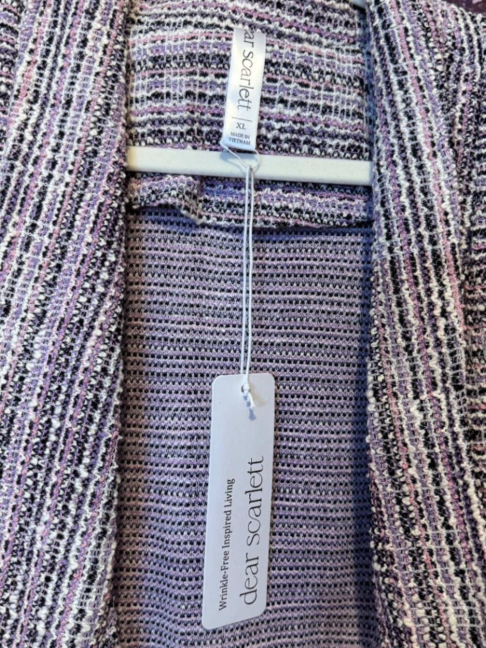 Dear Scarlett - Brixton Blazer - Lavender Ivory - XL - NWT - Picture 3 of 11